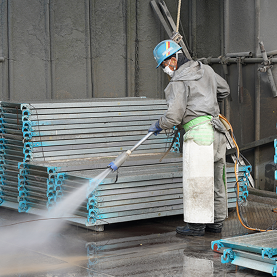 仮設機材整備業